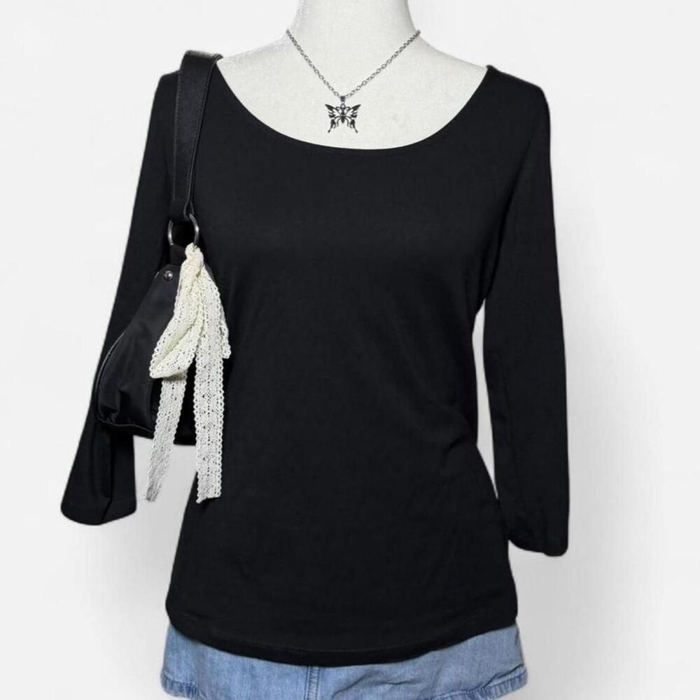 Boston-proper Women's Black Shirt